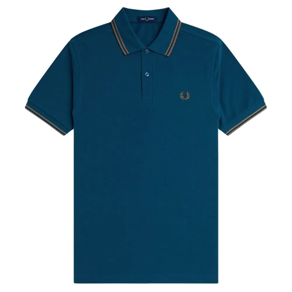 Pikétröjor|Allt Under Överdelar | Fred Perry TWIN TIPPED SHIRT herr