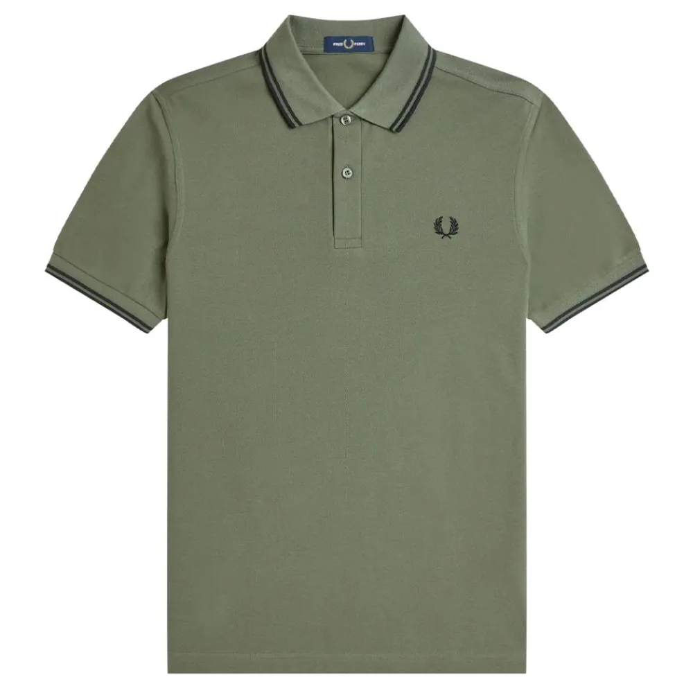 Fred Perry TWIN TIPPED SHIRT herr
