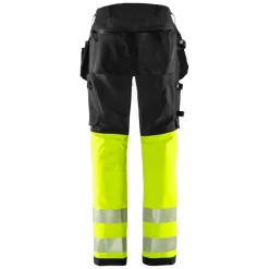 Outlet Fristads Kansas Varsel Green hantverkarbyxa stretch 2643 GSTP, klass 1