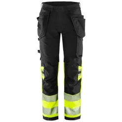 Outlet Fristads Kansas Varsel Green hantverkarbyxa stretch 2643 GSTP, klass 1