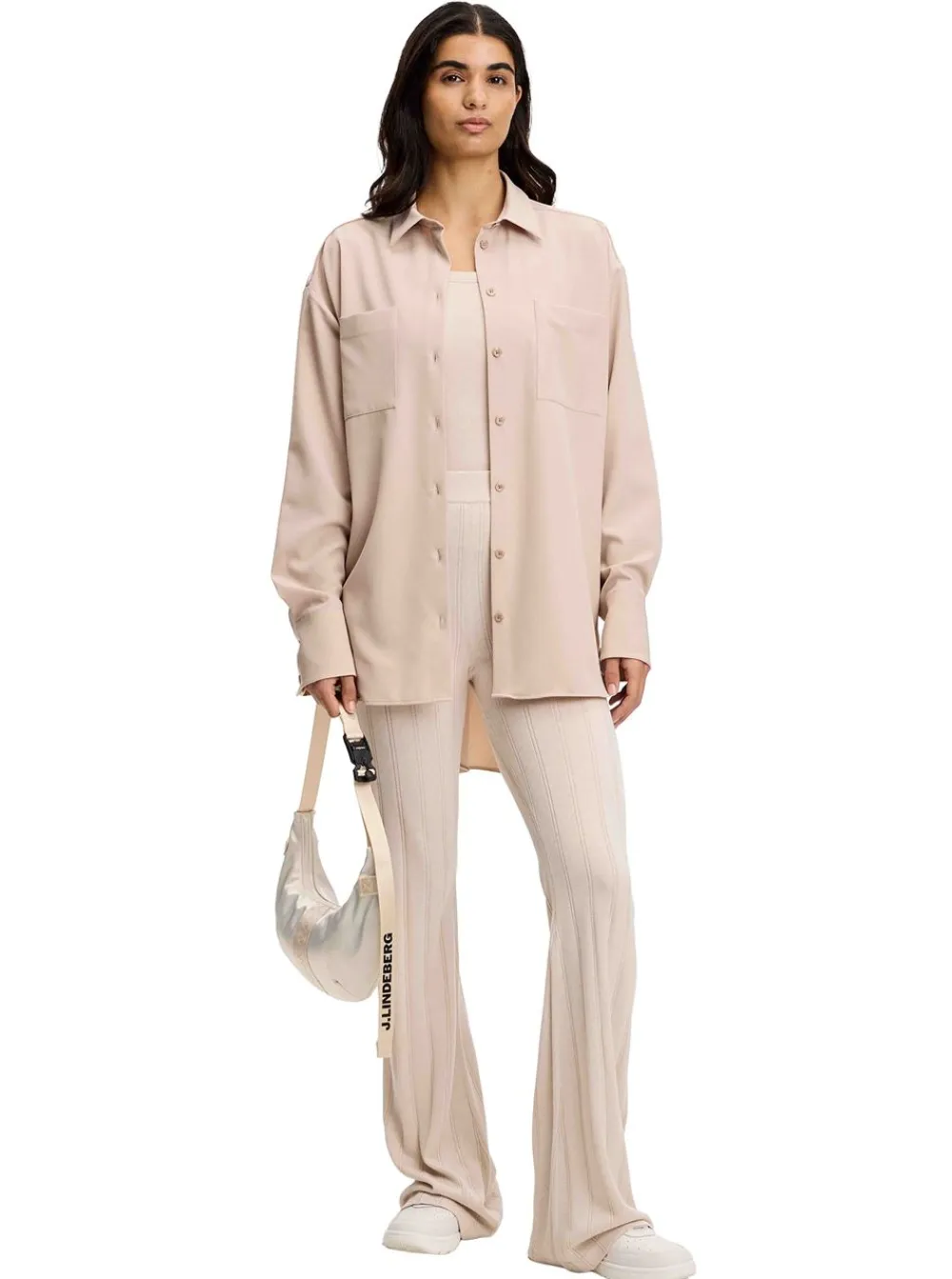 Online J.Lindeberg Vera Wide Rib Knit Pants Dam