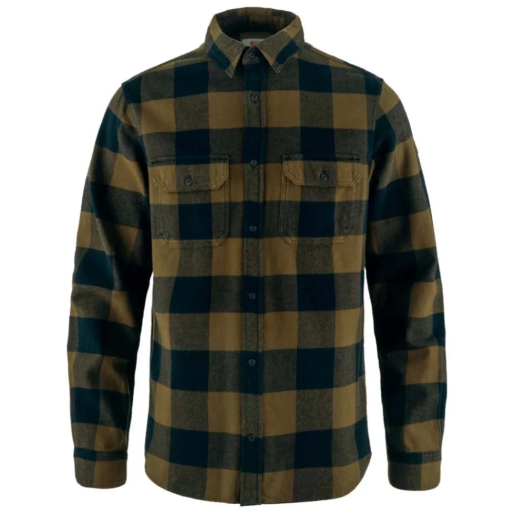 New Fjällräven Övik Heavy Flannel Shirt Herr