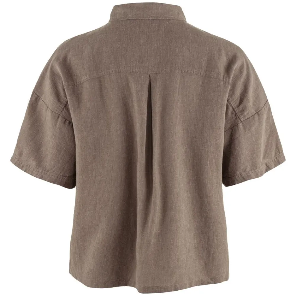 Hot Fjällräven Övik Hemp Camp Shirt Short Sleeve Dam