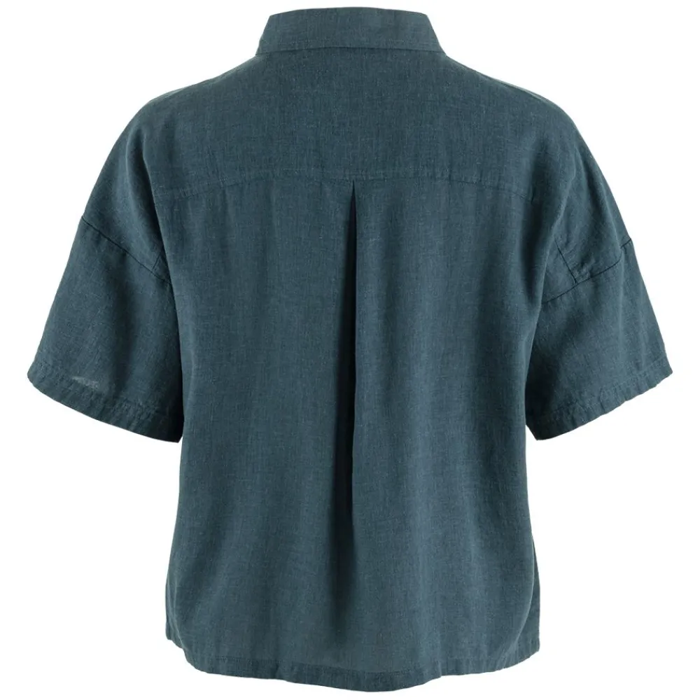Outlet Fjällräven Övik Hemp Camp Shirt Short Sleeve Dam