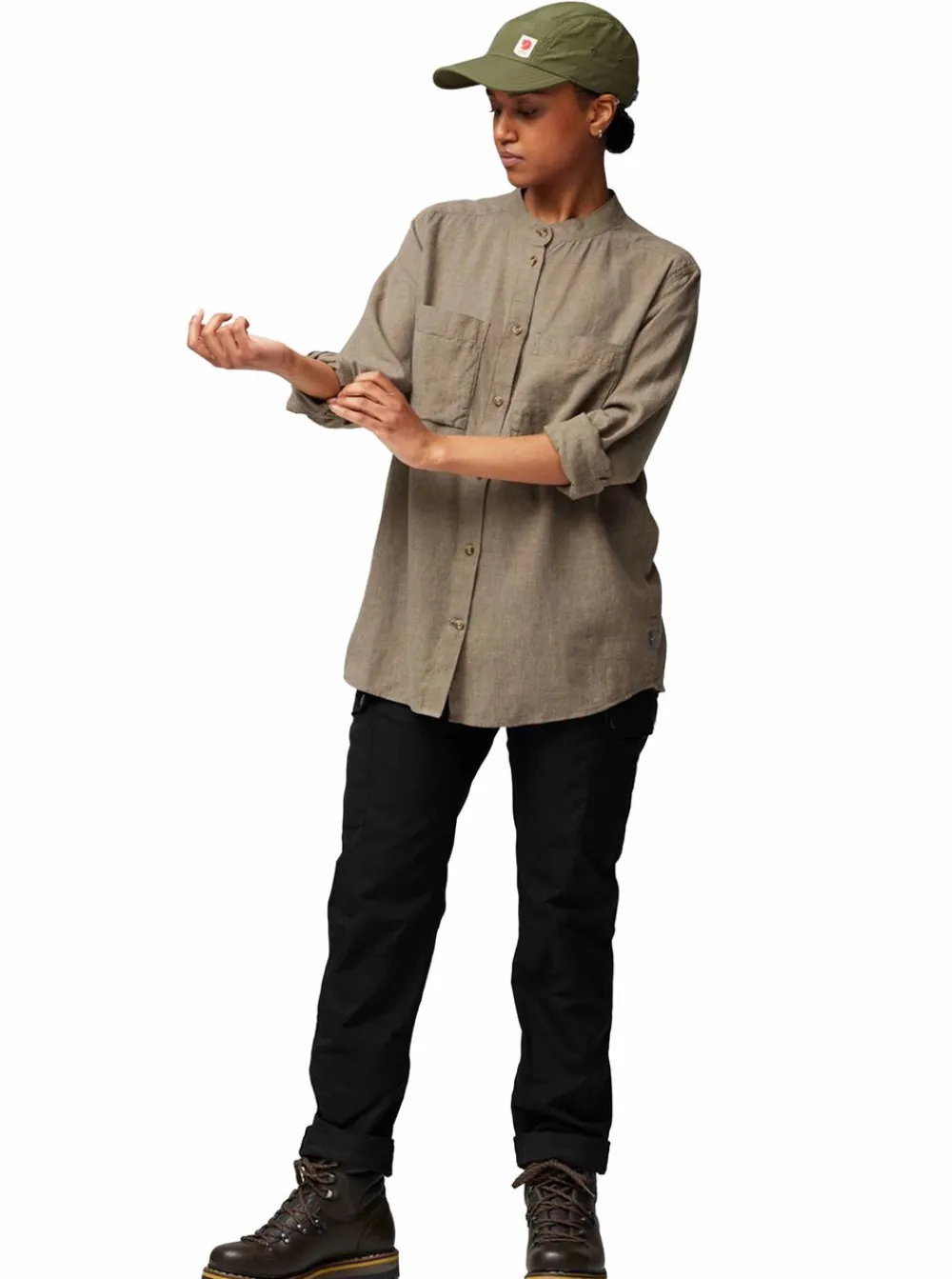 Discount Fjällräven Övik Hemp Shirt LS Dam