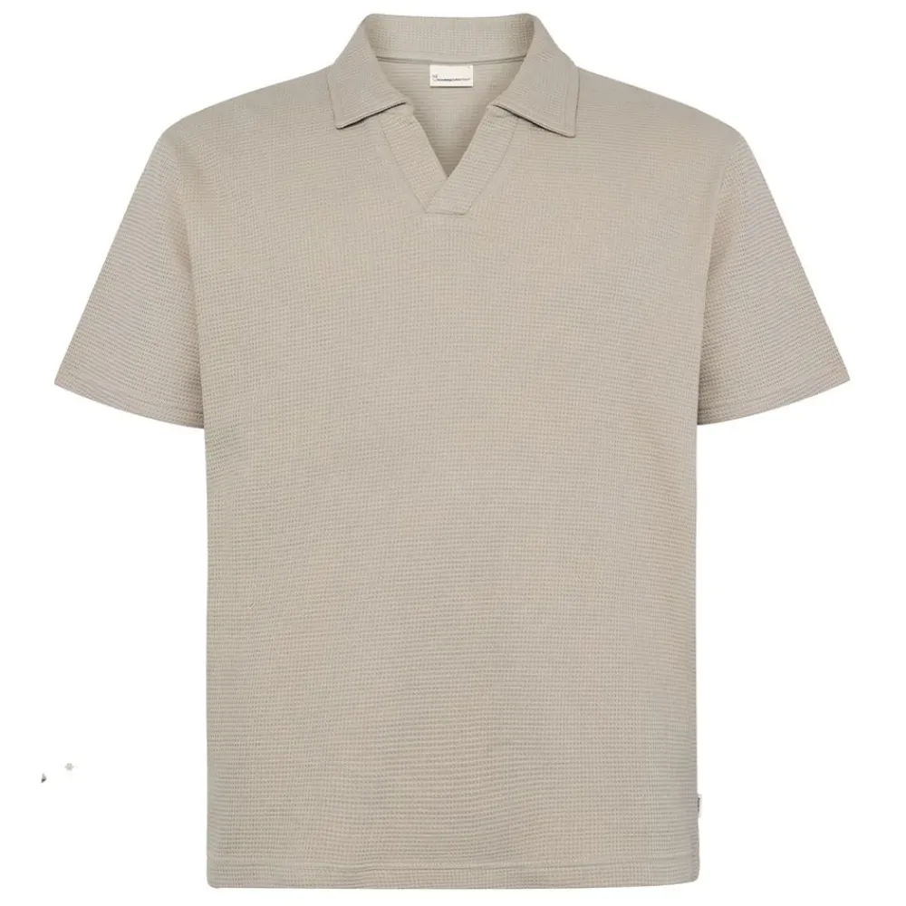 Pikétröjor|Allt Under Överdelar | Knowledge Cotton Waffle polo herr