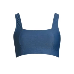 Hot Casall Waffle Square Neck Bikini Top Dam