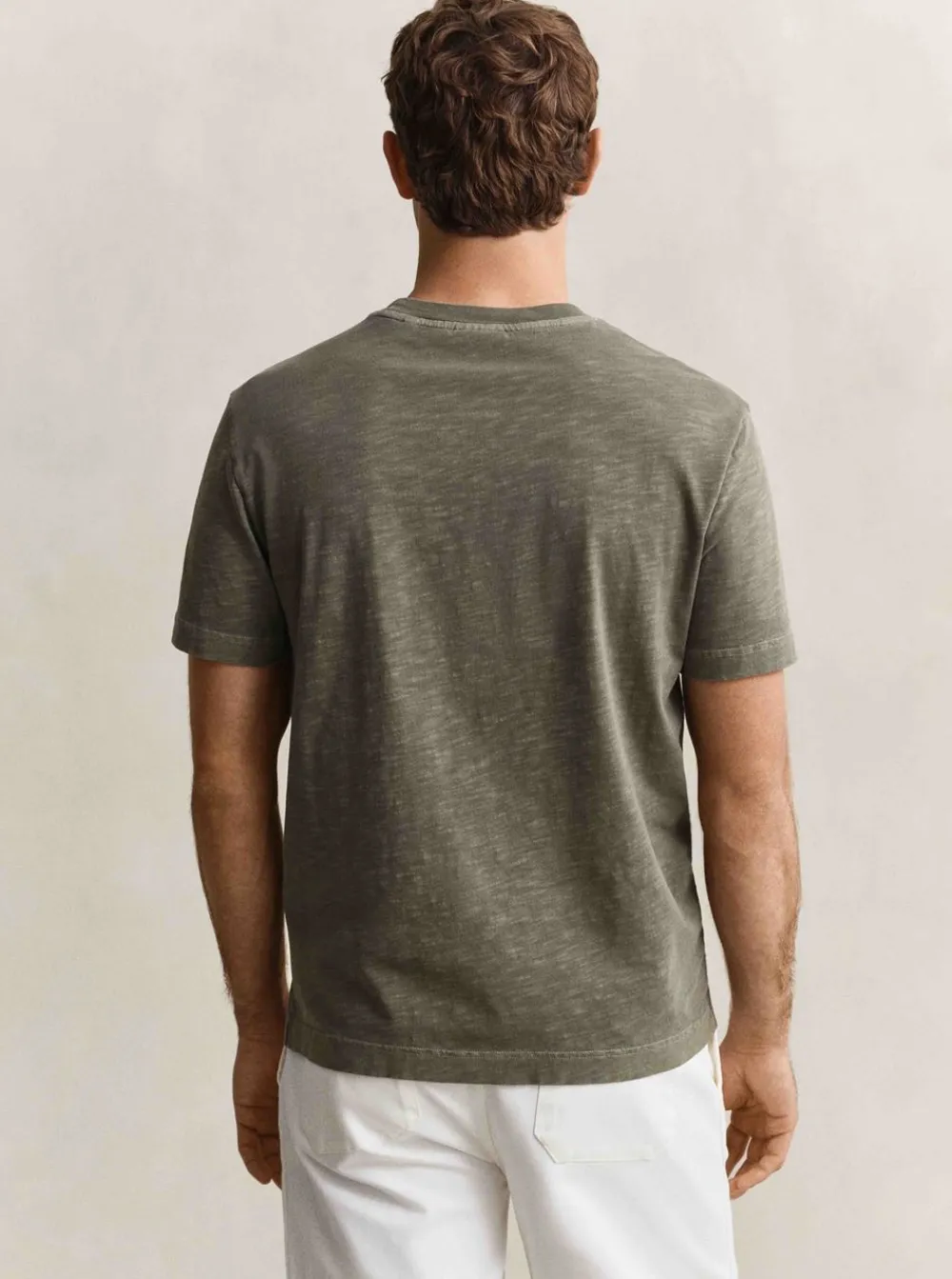 Outlet GANT WASHED SLUB SS TSHIRT HERR