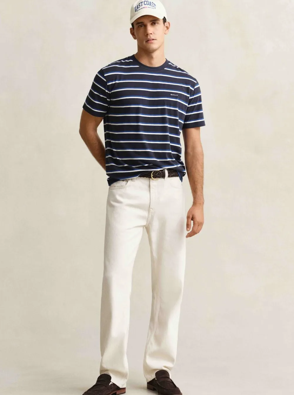 New GANT WASHED WAFFLE SS TSHIRT HERR