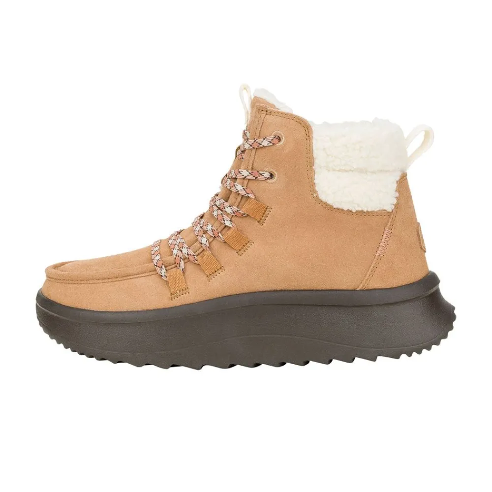 Hot HEY DUDE Wendy Peak Apres Suede Dam
