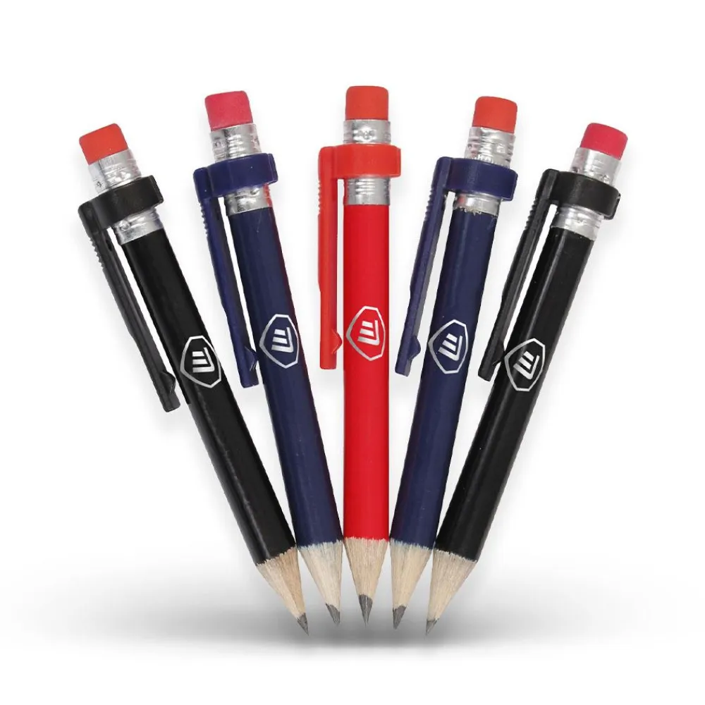 Allt Inom Golf | Masters Golf Wood Pencils with clip & Eraser X 5