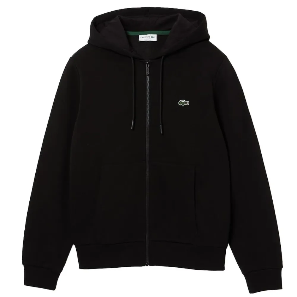 Outlet Lacoste Zipped Fleece Hoodie Herr