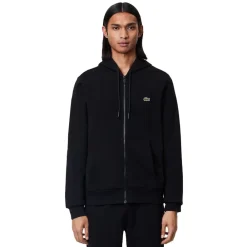 Outlet Lacoste Zipped Fleece Hoodie Herr