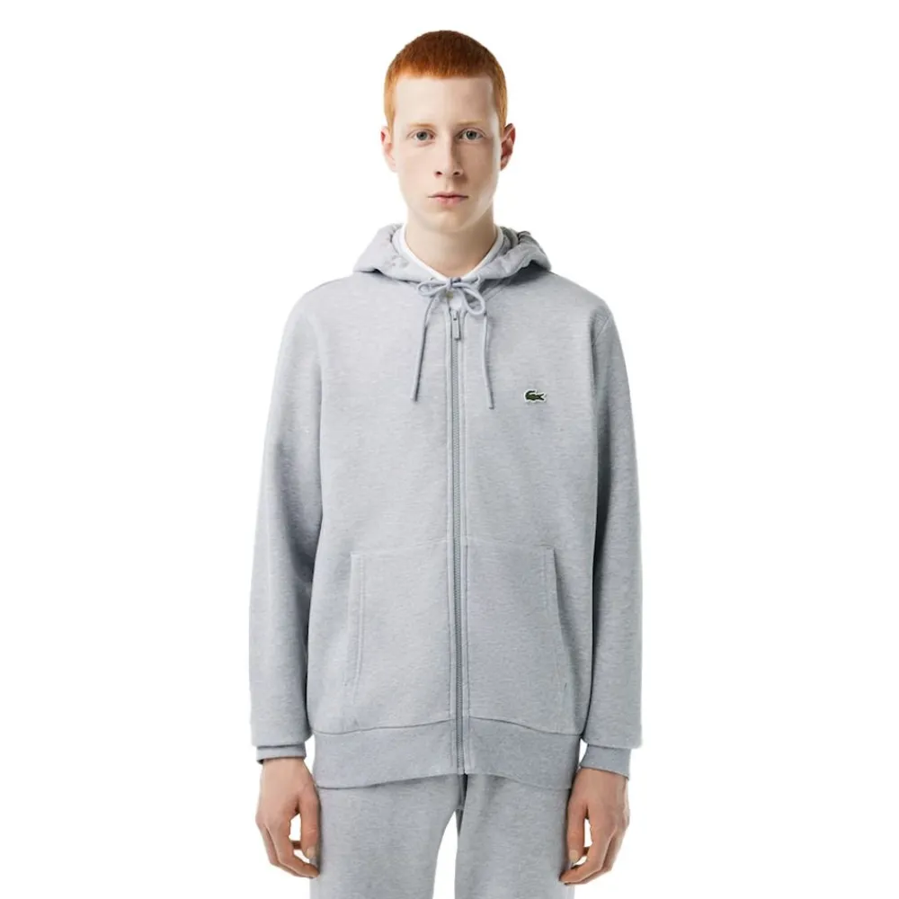Best Lacoste Zipped Fleece Hoodie Herr